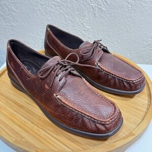 SAS Petra Loafers Comfort Moccasin Shoe 9 USA Made Hand Crafted Leather Comfort